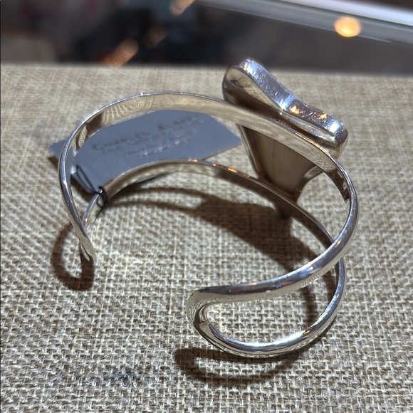 Silver and Brown Women's Jewelry Bracelet - Picture 3 of 3